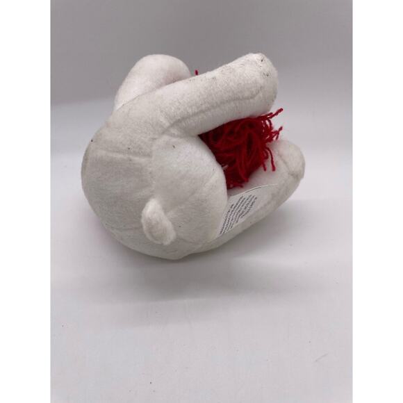 Coca Cola Polar Bear 4" White Plush Stuffed Animal With Scarf - Picture 4 of 4